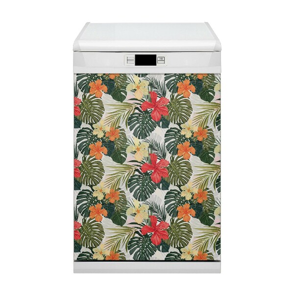 Dishwasher cover magnet Hawaiian island