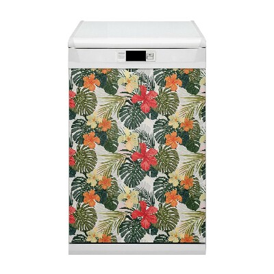 Dishwasher cover magnet Hawaiian island