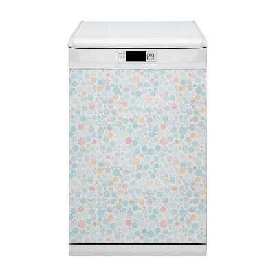 Dishwasher cover Pastel dots