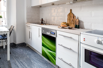 Magnetic dishwasher cover Grass abstraction