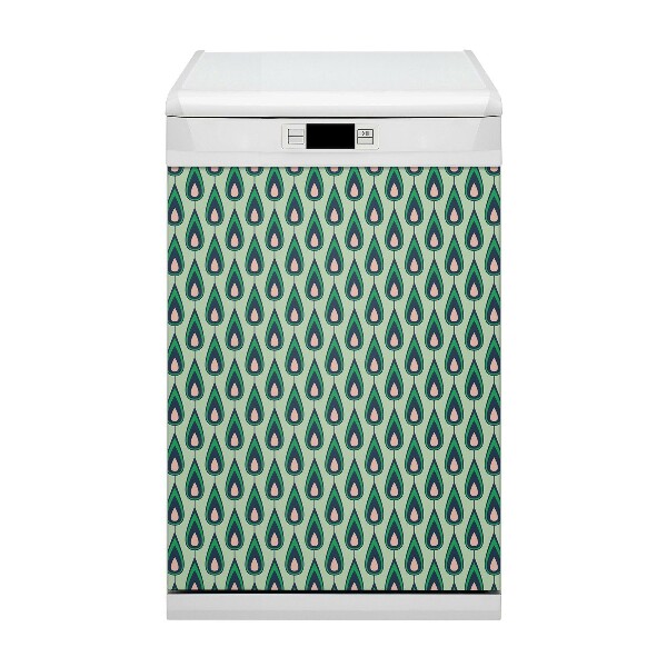 Dishwasher cover magnet Green tears