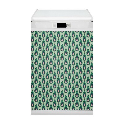 Dishwasher cover magnet Green tears