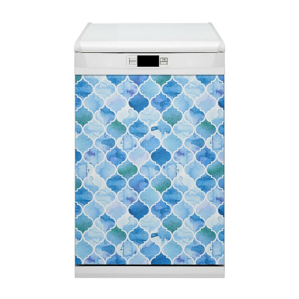 Dishwasher cover magnet Moroccan pattern