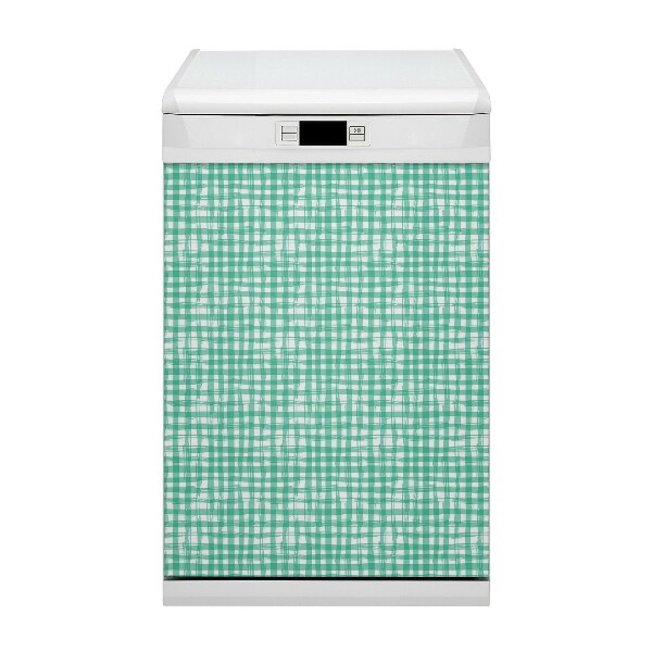 Decorative dishwasher magnet Green grille