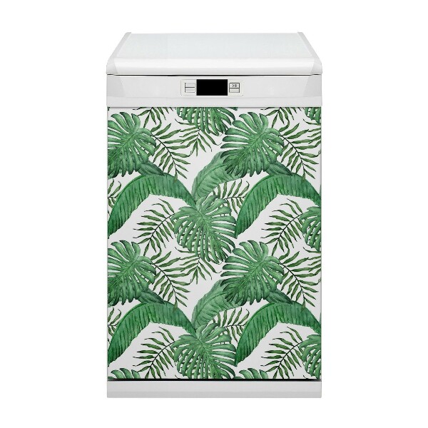 Dishwasher cover Palm leaves