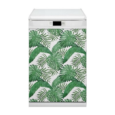 Dishwasher cover Palm leaves