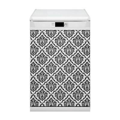 Dishwasher cover magnet Damask