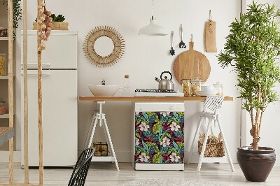 Magnetic dishwasher cover Floral