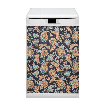 Magnetic dishwasher cover Paisley