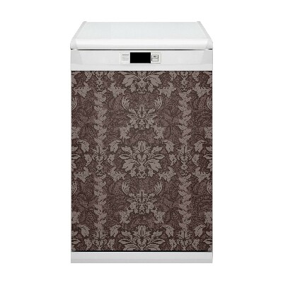 Dishwasher cover magnet Pattern style damask