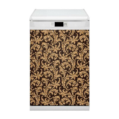 Magnetic dishwasher cover Deciduous pattern