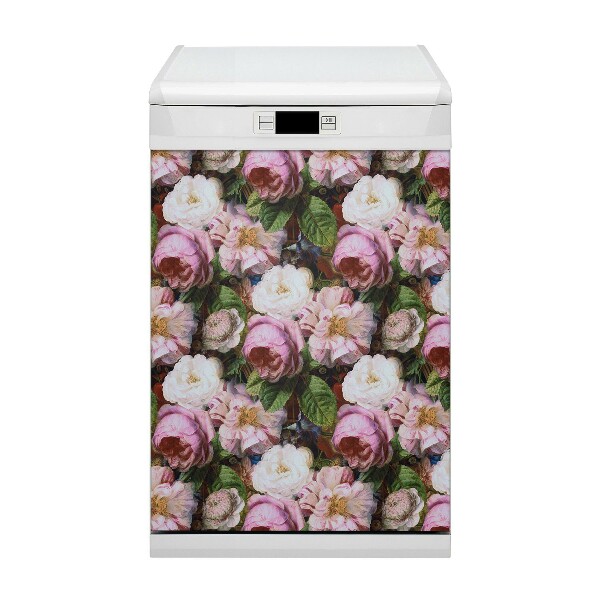 Dishwasher cover Garden of roses