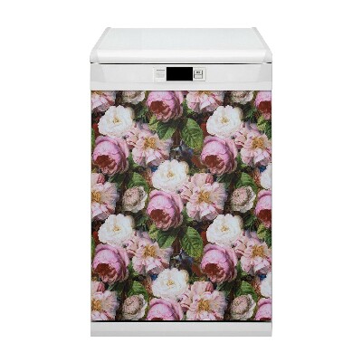 Dishwasher cover Garden of roses