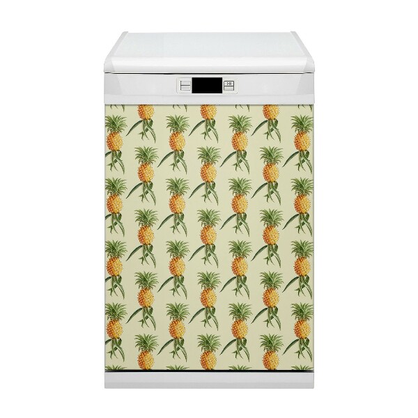 Magnetic dishwasher cover Pineapple pattern