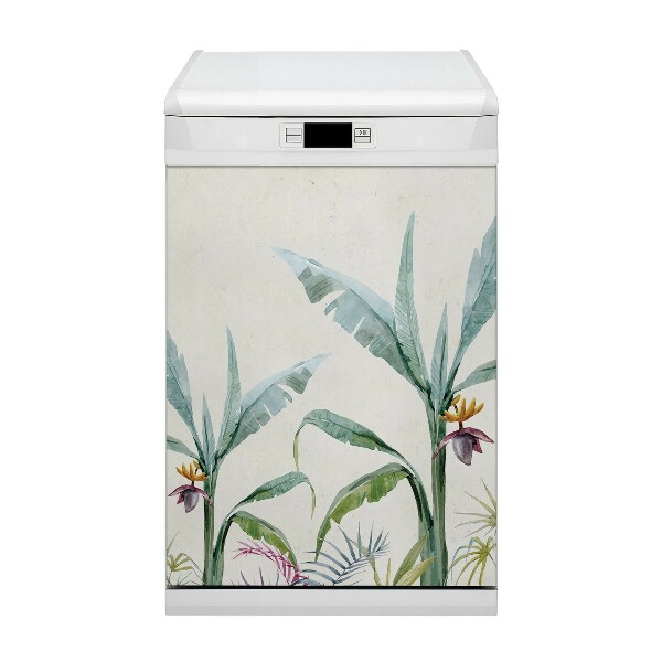 Dishwasher cover magnet Jungle vegetation