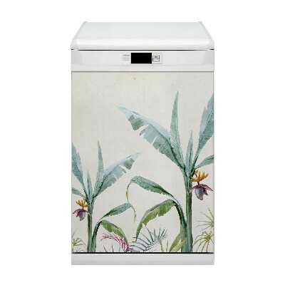 Dishwasher cover magnet Jungle vegetation