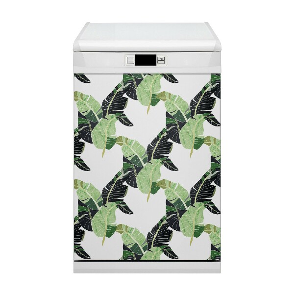 Dishwasher cover magnet Palm leaves