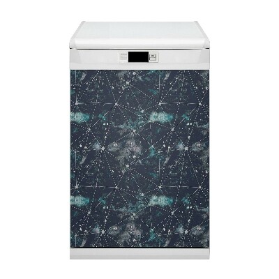 Magnetic dishwasher cover Night sky