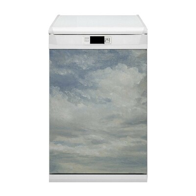 Dishwasher cover Blue clouds