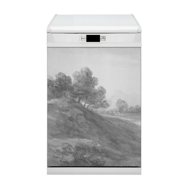 Magnetic dishwasher cover Picture of the village