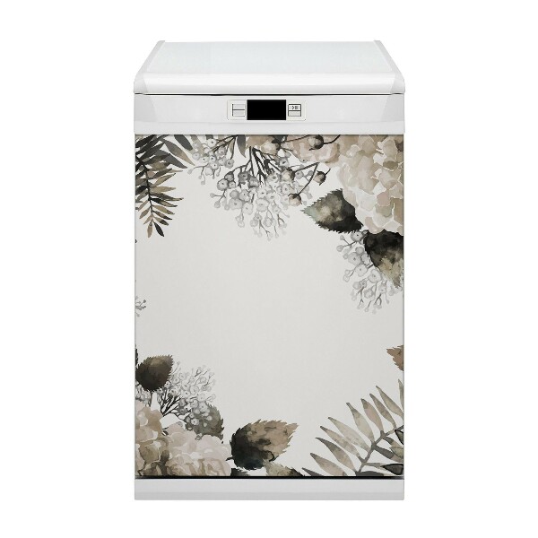 Dishwasher cover magnet Hydrangea flowers