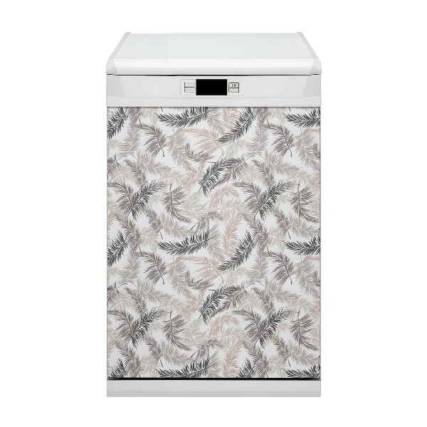 Dishwasher cover Palm leaves