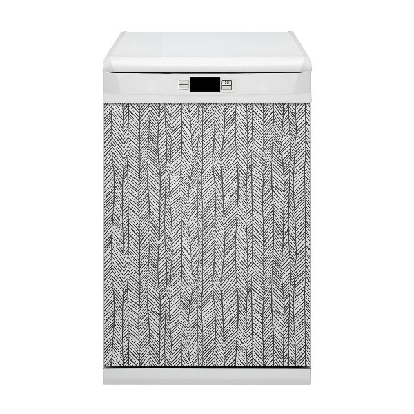 Magnetic dishwasher cover Herringbone