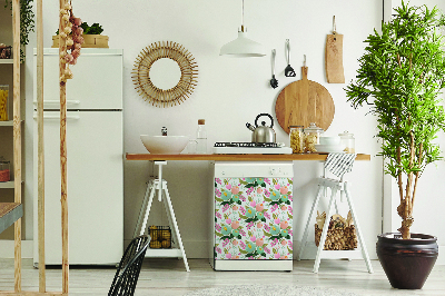 Decorative dishwasher magnet Painted flowers