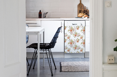 Dishwasher cover Spring flowers