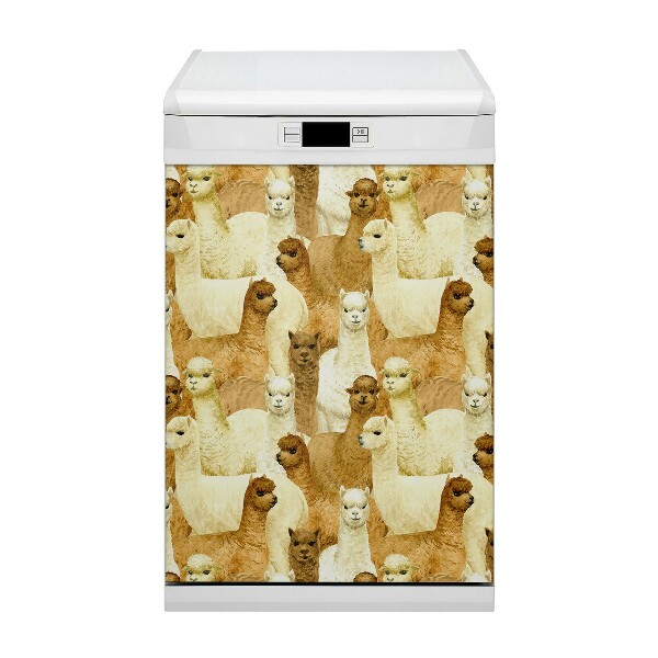 Dishwasher cover Alpaca