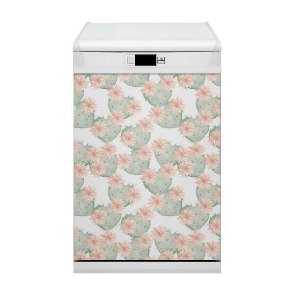 Magnetic dishwasher cover Mexico cactus