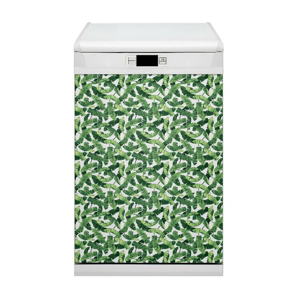 Dishwasher cover Tropical leaf