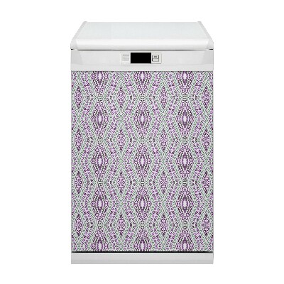 Magnetic dishwasher cover Moroccan pattern