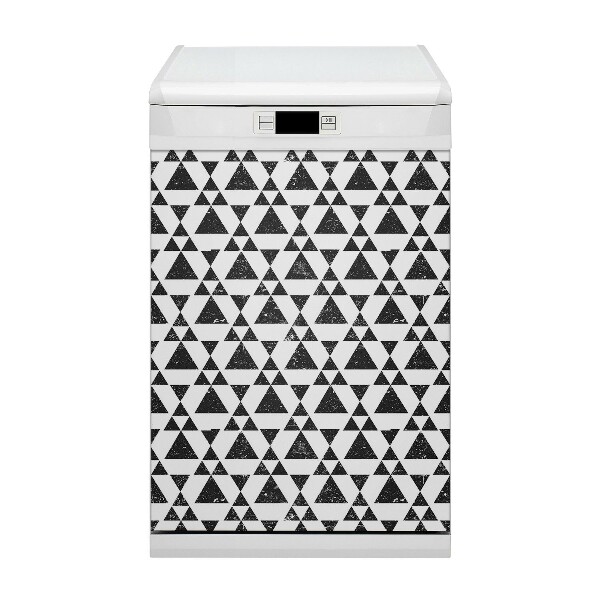 Magnetic dishwasher cover Black triangles