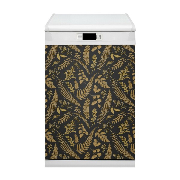 Dishwasher cover Golden ferns