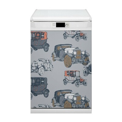 Dishwasher cover magnet Classic cars