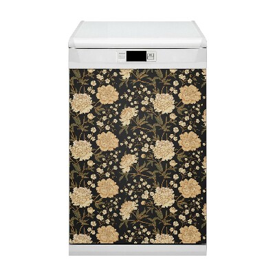 Dishwasher cover White peony