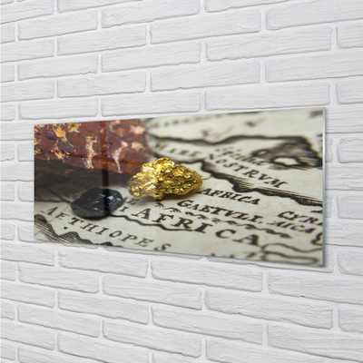 Acrylic print Golden card