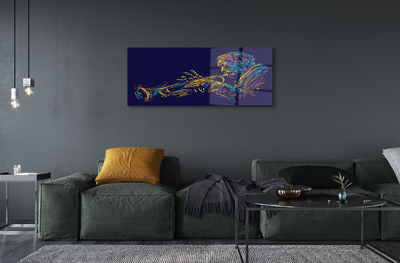 Acrylic print Trumpet man