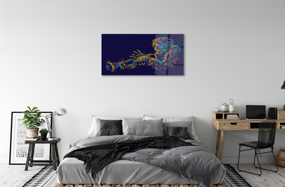 Acrylic print Trumpet man