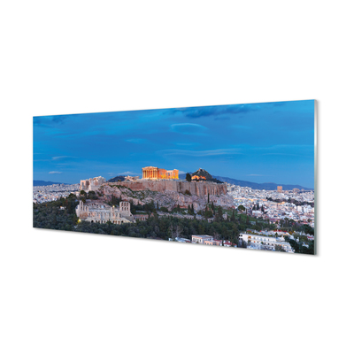 Acrylic print Greece panorama of athens