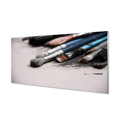 Acrylic print Brushes for painting
