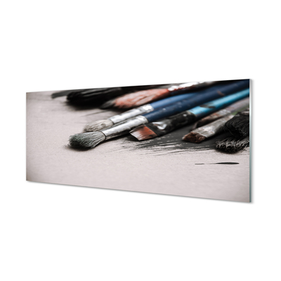 Acrylic print Brushes for painting