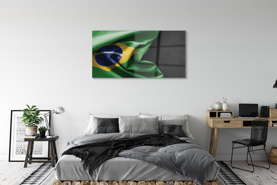 Acrylic print Brazil flag