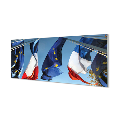 Acrylic print Flags