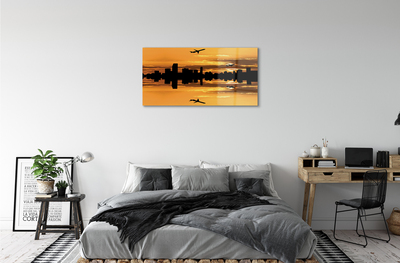 Acrylic print Sun city flight