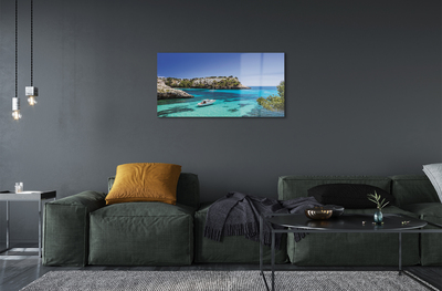 Acrylic print Spain cliffs coast