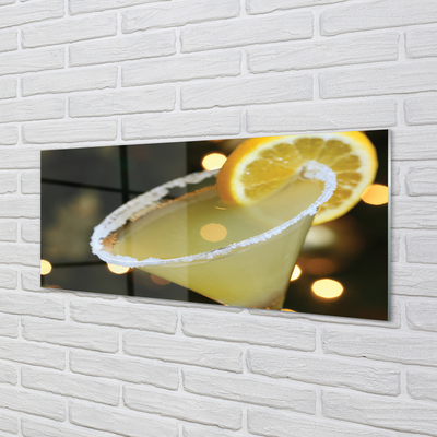 Acrylic print Lemon cocktail