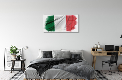 Acrylic print Flag of italy