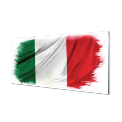Acrylic print Flag of italy